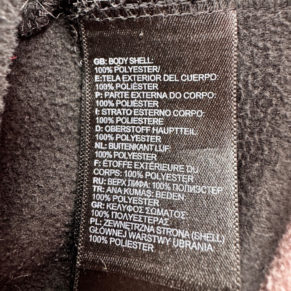 The North Face Glacier Fleece Sweater Boys Medium 10/12 Black Mock Neck 1/4 Zip - Picture 11 of 15